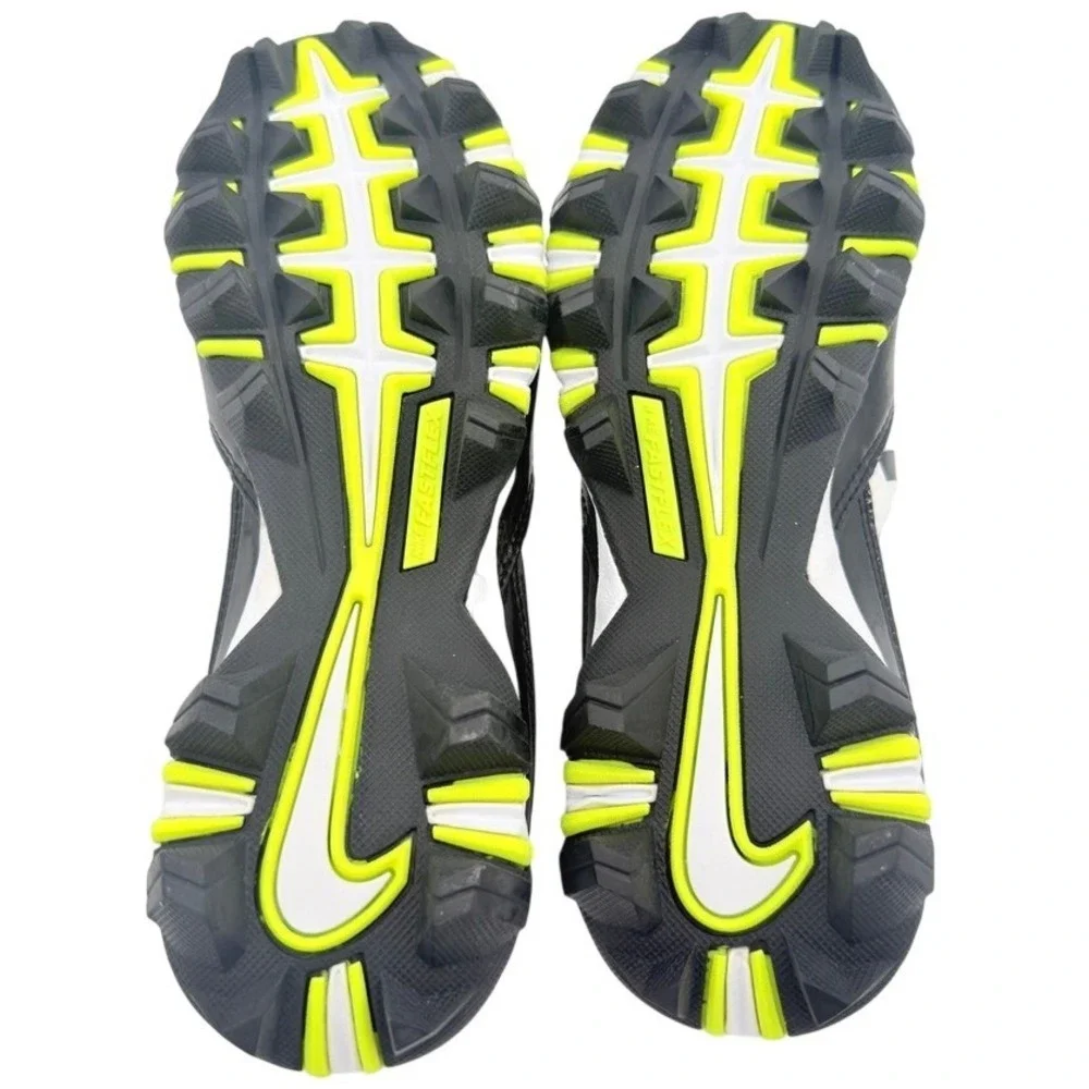 Nike Shark Football Cleats Black White Volt FastFlex Youth Size 5Y 643161-110